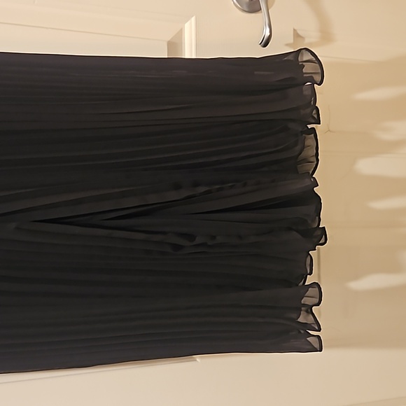 Palazzo Wide-Leg Pleated Chiffon Pants sz Small - Picture 4 of 7